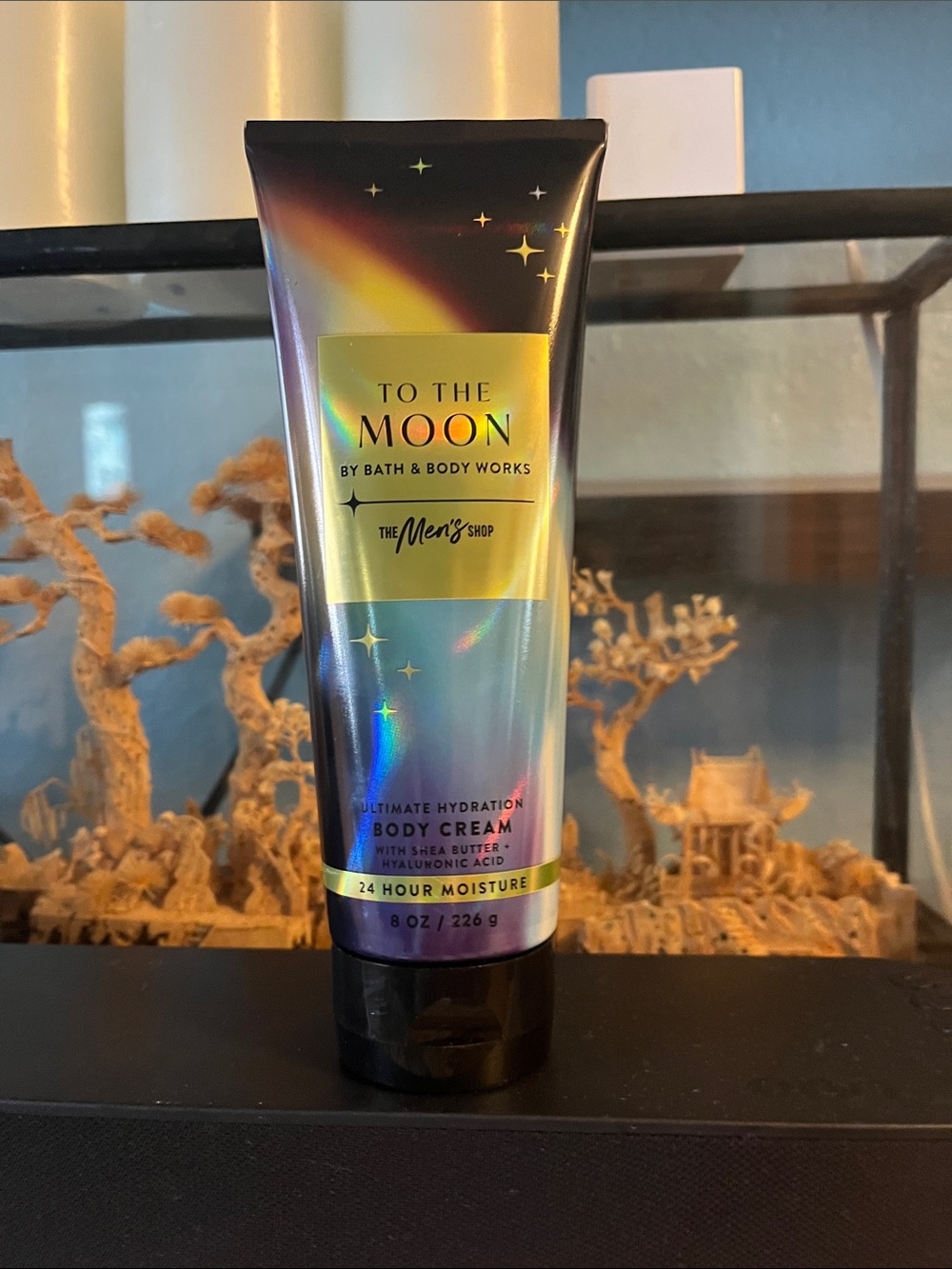Bath & Body Works To The Moon Holographic Body Cream - Black & Iridescent